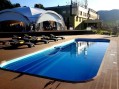 Бассейн 12х4,4х1,55-1,84м. Ривьера композитный (чаша)