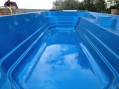 Бассейн 12х4,4х1,55-1,84м. Ривьера композитный (чаша)