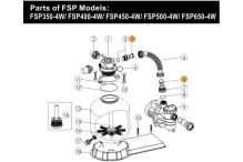 Прокладка шланга гофрированного для фильтра FSP 4W Emaux (02011026)