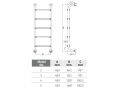 Лестница без поручней 4 ступени AISI-316 MARKOPOOL BHL