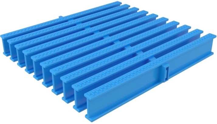 Решетка для бассейна переливная ACON 245x34мм, цвет голубой