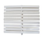 Переливная решетка Aquaviva Classic с центральным соединением 195x25 мм (белая)