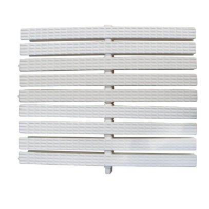 Переливная решетка Aquaviva Classic с центральным соединением 195x25 мм (белая) Переливная решетка Aquaviva Classic с центральным соединением 195x25 мм (белая)