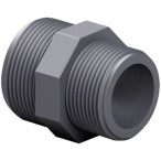  Ниппель ПВХ Effast RERNRE032C переходной, с наружной резьбой, d1"х3/4" 