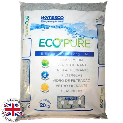 Песок стеклянный Waterco EcoPure 0.5-1.0 мм (20 кг) Песок стеклянный Waterco EcoPure 0.5-1.0 мм (20 кг)