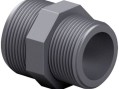  Ниппель ПВХ Effast RERNRE040D переходной, с наружной резьбой, d1-1/4