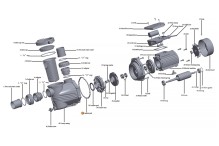 Прокладка-кольцо крышки задней насоса HFC 02 Happy Pump