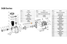 Рабочее колесо насоса SGB100 Mayer Schwimmbad A03050346