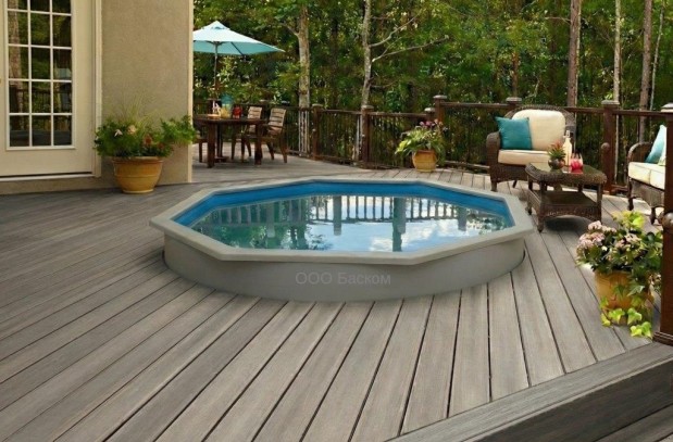 Бассейн пластиковый Рондо Ф3,5м