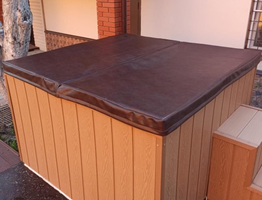 Термокрышка для СПА бассейна или купели 1,76х1,76м.