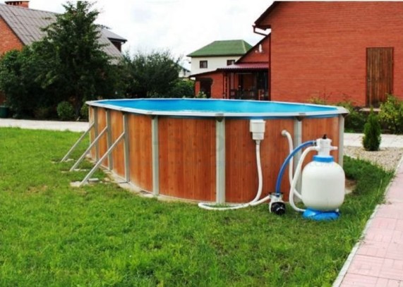 Сборный бассейн  Эсприт Биг  7,3х3,7х1,35м. (комплект)