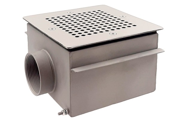 Слив донный квадратный 150х150х100 2