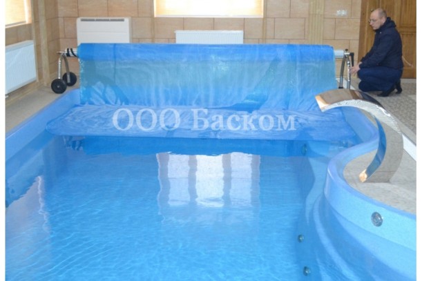 Монтаж покрывало для бассейна