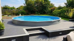 Бассейн пластиковый Рондо Ф4,5м