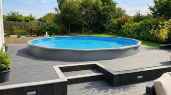 Бассейн пластиковый Рондо Ф4,5м