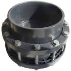  Обратный клапан ПВХ Era межфланцевый, с фланцами d110 мм 