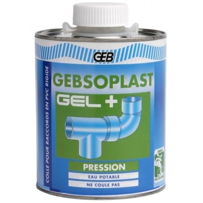 Клей для труб ПВХ Gebsoplast GEL+, 1 л