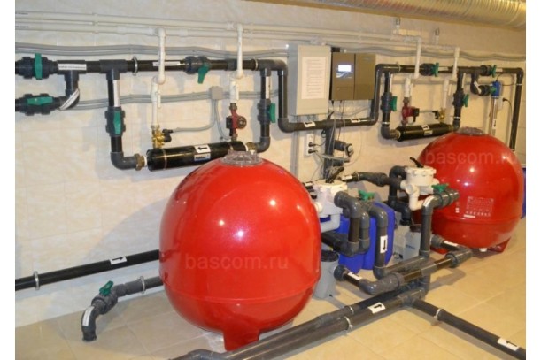 Монтаж оборудования для бассейна