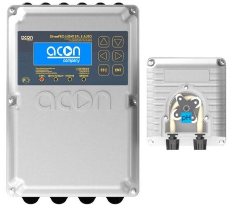 Станция по очистки бассейна без химии SilverPRO LIGHT SPL 5.1 медь и серебро.