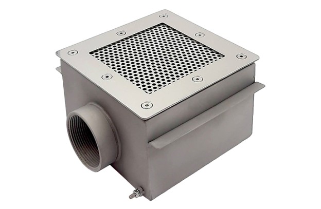 Слив донный сетчатый квадратный 150х150х100 2