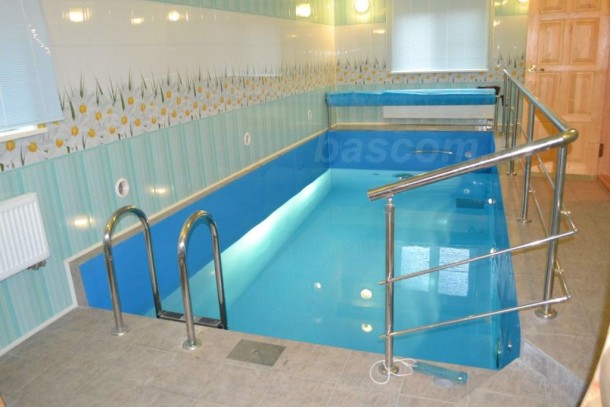 Бассейн  6,1х3,1х1,5м прямоугольный из полипропилена (чаша)