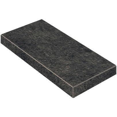 Бортовая Г-образная плитка Italon Рум Блэк, 330х600 мм (угловая левая)