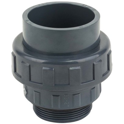  Муфта ПВХ Kripsol разборная с наружной резьбой EHM20 63.C, диаметр 63мм. х 2