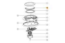 Стекло прожектора ULS-150 Emaux (Opus)  (87012008/01040208)