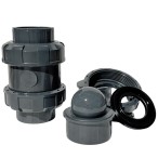  Обратный клапан шаровый d63 уплотнение EPDM AQUAVIVA, Россия 