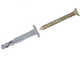 Шуруп 6х40 с дюбелем (забивной) Шуруп 6х40 с дюбелем (забивной)
