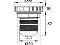 Прожектор светодиодный Aquaviva HJ-FG-SS75-1.5, 6W RGB (AISI-316)