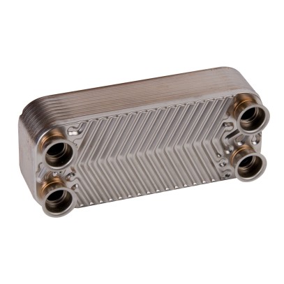 Теплообменник Daewoo ГВС 16Fin 5фланц (KFC) Теплообменник Daewoo ГВС 16Fin 5фланц (KFC)