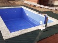 Отделка бассейна пленкой, простая, м.кв.