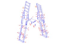 Блок ступеней лестницы универсальной SLA 001 (F) (У)