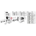  Уплотнительное кольцо дифузора насоса Aquaviva SWPA/SWPB 