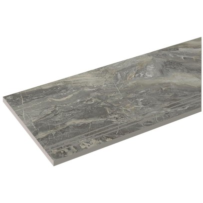 Бортовая прямая плитка Italon Гриджио Оробико противоскользящая 300х600 мм, с рукохватом (правая)