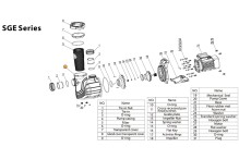 Корпус насоса SGE Mayer Schwimmbad LX A01080058