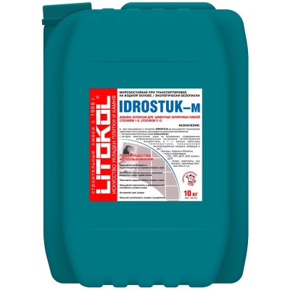 Добавка к цементной затирочной смеси IDROSTUK-м (канистра) 10 л Добавка к цементной затирочной смеси IDROSTUK-м (канистра) 10 л
