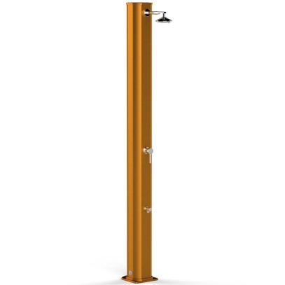  Душ солнечный AquaViva Big Jolly 35л Sand, Алюминиевый с мойкой для ног 