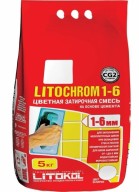 Затирка Litokol Litochrom 1-6 C.00 белый 5 кг