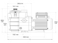  Насос для бассейна Hayward Max Flo SP1806HW81 с ПФ (8м³/ч*8м 0.68кВт 220В) 