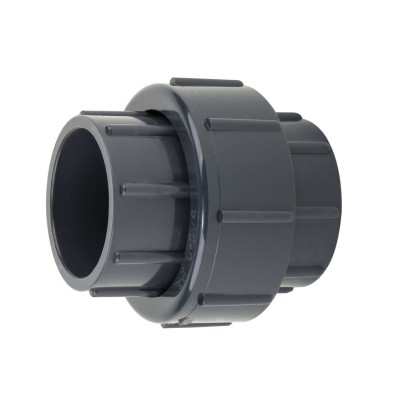  Муфта ПВХ Aquaviva разборная клей-клей, диаметр 63 мм. 