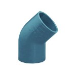 Колено ПВХ Aquaviva 45°/125 мм.