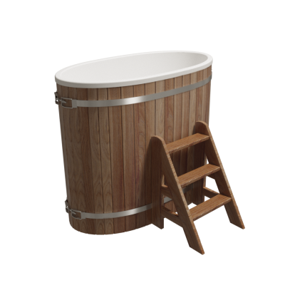 Купель двухместная PolarSpa Стандарт ++ K98DM Дуб мореный