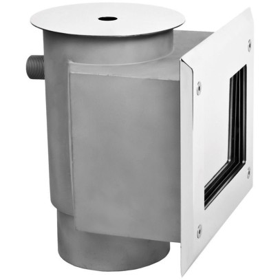 Скиммер с круглой крышкой 25м2, AISI 304 Скиммер с круглой крышкой 25м2, AISI 304