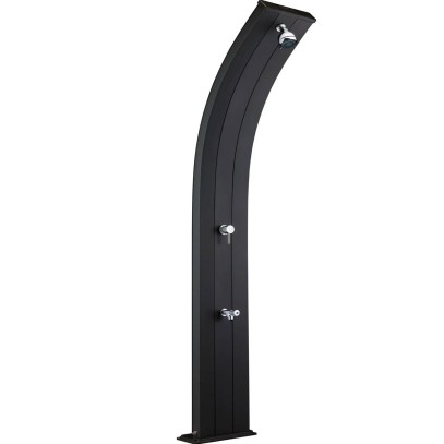 Душ солнечный AquaViva Dada 30л Antracite, Алюминиевый с мойкой для ног Душ солнечный AquaViva Dada 30л Antracite, Алюминиевый с мойкой для ног