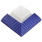  Угол бортового поручня внешний SertekPool 12х12 кобальт 