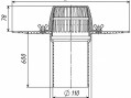Воронка кровельная ТП-02.100/6