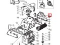 Боковая крышка RCX13200 к пылесосам Hayward модели TigerShark, TigerShark QC
