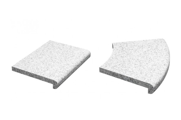 Бордюрный камень для бассейна из мраморной крошки. Г-профиль Бордюрный камень для бассейна из мраморной крошки. Г-профиль